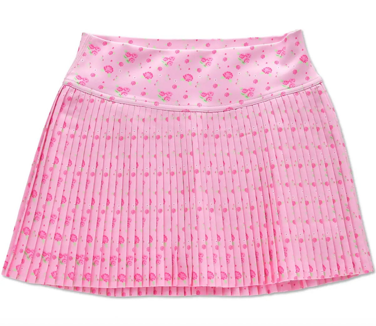 Iscream Pretty In Pink Pleated Skort * Built In Shorts *