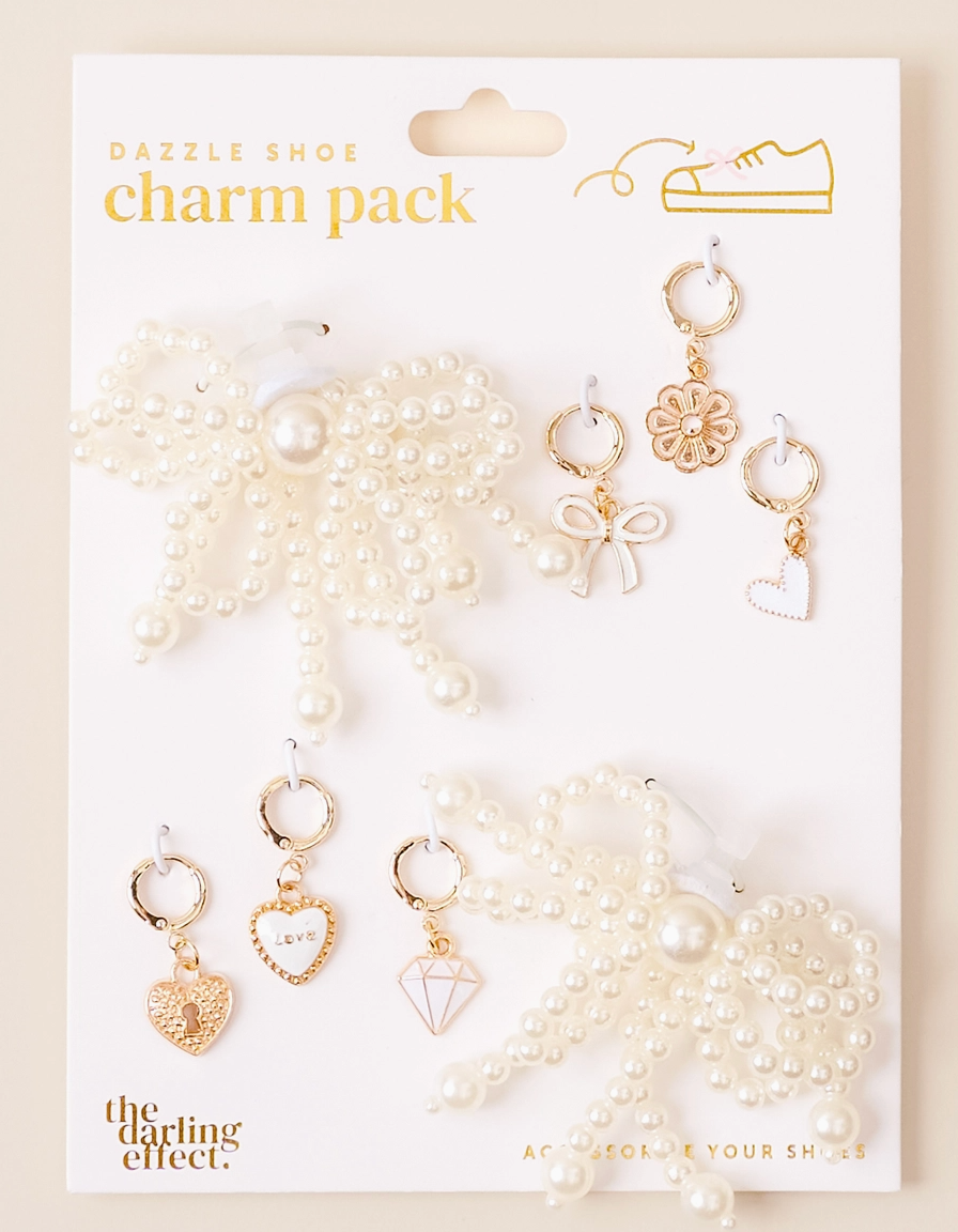 Dazzle Shoe Charm Pack-Pretty in Pearl