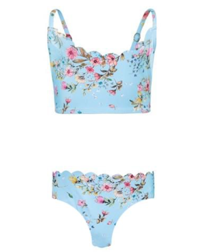 PQ Kids Dolce Remy Floral 2pc Swimsuit