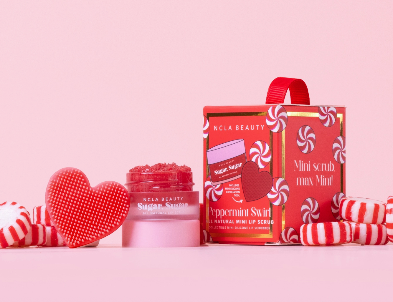 Peppermint Swirl Lip Scrub Mini Gift Set