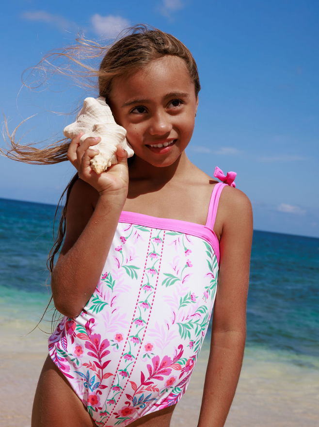 Feather 4 Arrow Island Florals 1 Pc Swimsuit
