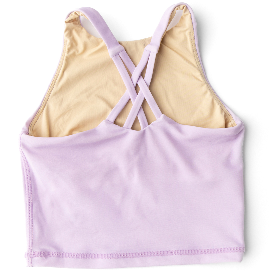 Shade Critters Girls Active Tank Top-Lavender