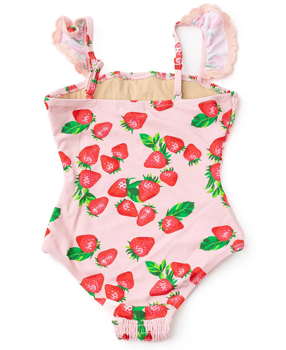 Shade Critters Smocked Strawberry Bliss One Piece Swimsuit