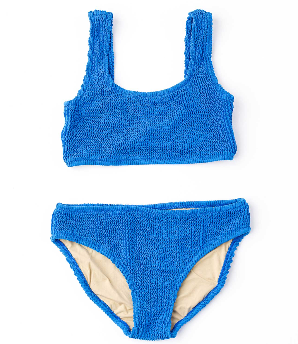 Shade Critters Cobalt Blue Crinkle 2pc Swimsuit