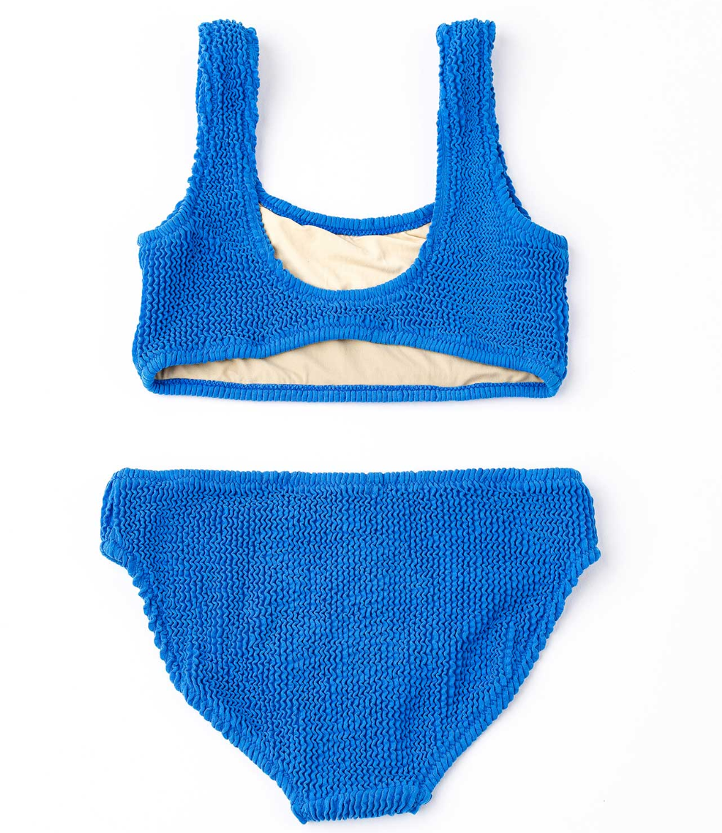 Shade Critters Cobalt Blue Crinkle 2pc Swimsuit