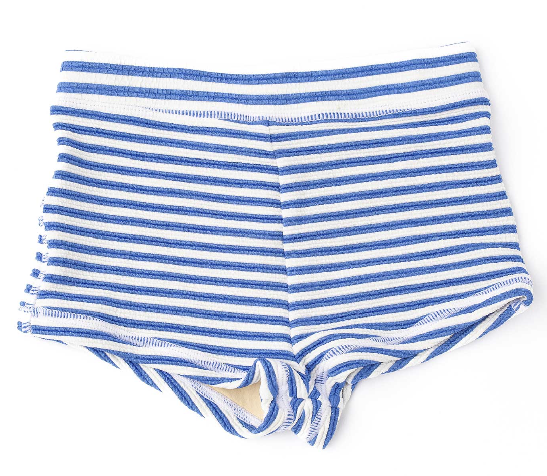 Shade Critters Cobalt Stripe Ribbed Swim Shorts