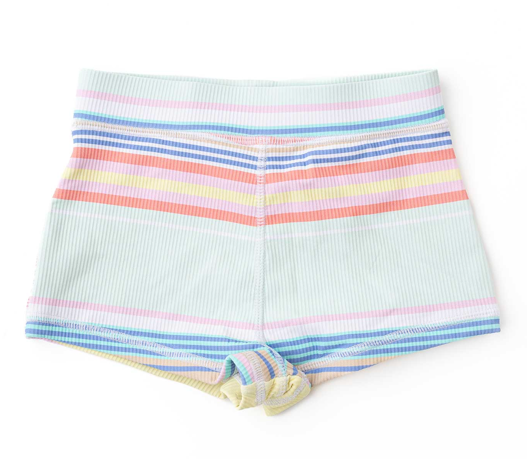 Shade Critters Surfer Stripe Ribbed Swim Shorts
