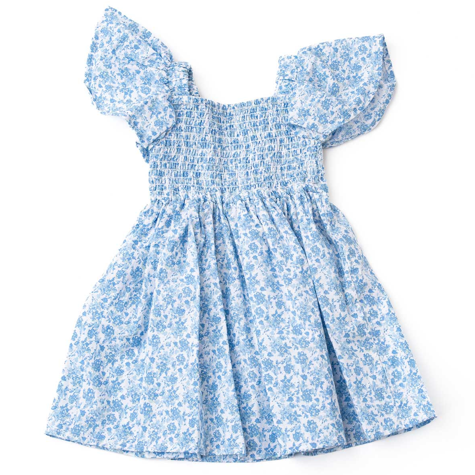 Shade Critters Smocked Dress - Coastal Garden