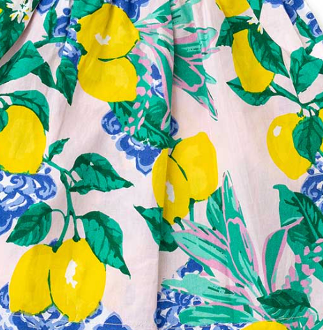 Shade Critters Santorini Citrus Ruffled One Piece Swimsuit