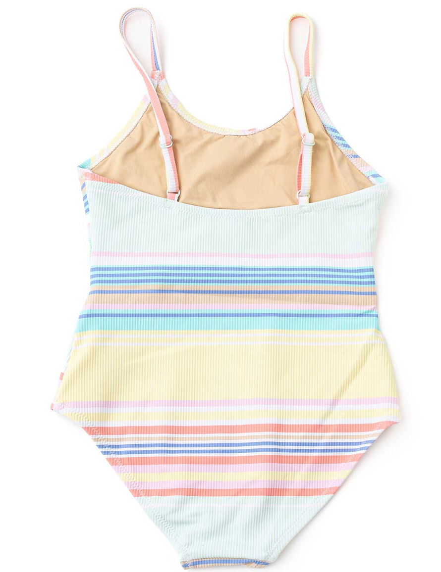 Shade Critters Surfer Stripe Ribbed One Piece Swimsuit