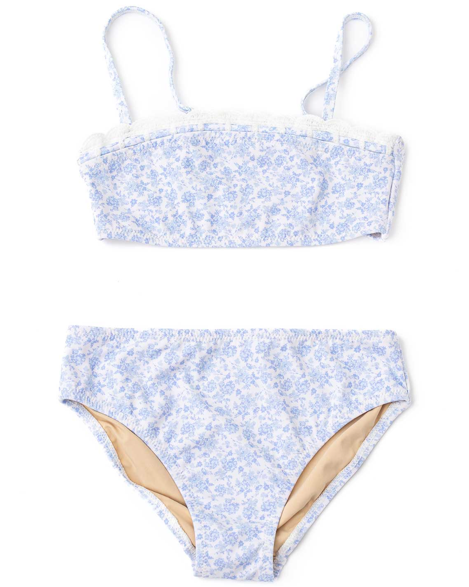 Shade Critters Coastal Gardens Tween Girls Two Piece Swimsuit