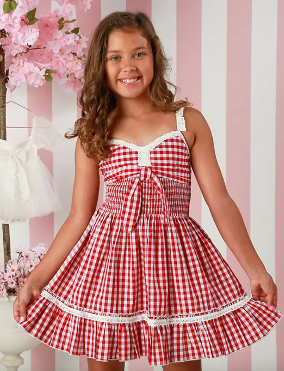 Ooh! La, La! Couture Nathalie Dress - Red Gingham
