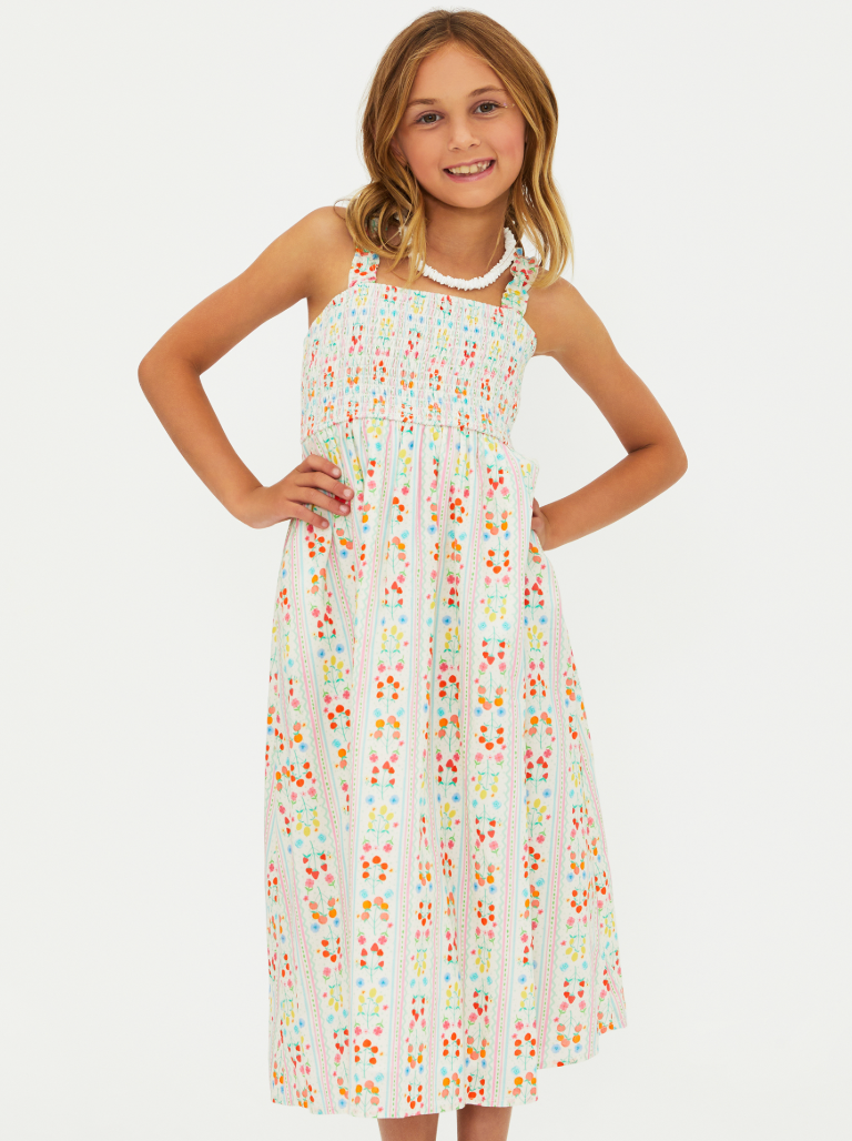 Beach Riot Kids Little Cari Dress- Fruit Blooms