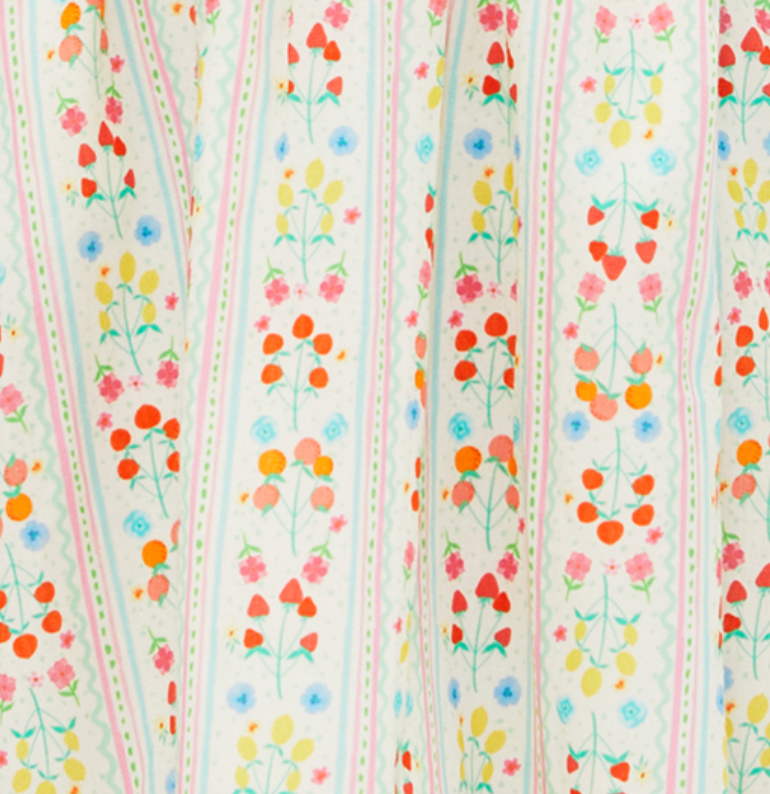 Beach Riot Kids Little Cari Dress- Fruit Blooms