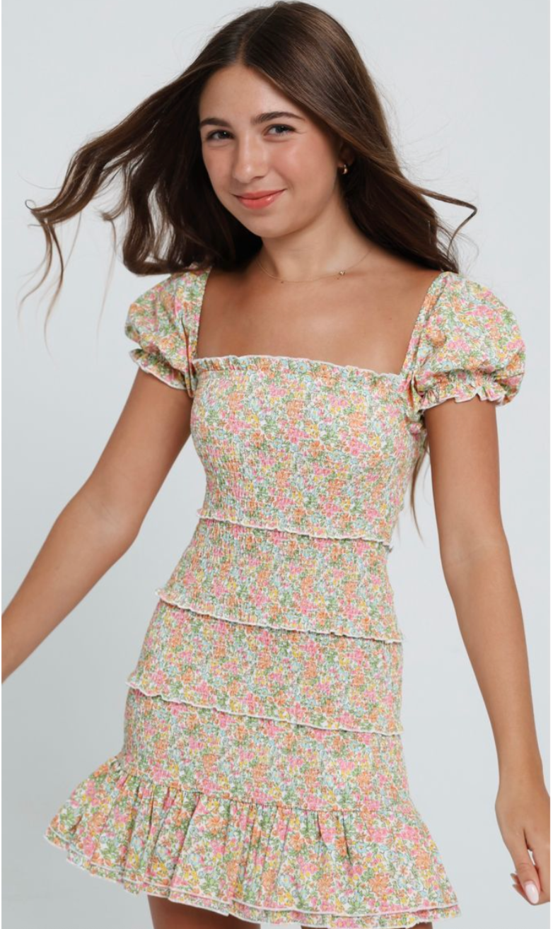 Summer Loving Milou Dress- Garden Sorbet