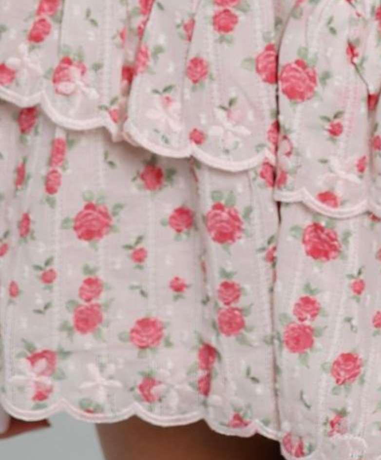 Summer Loving Eden Skirt- Petite Rose