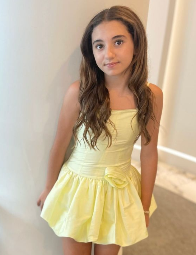 Theme NYC Bailey Pastel Yellow Taffeta Ballet Dress