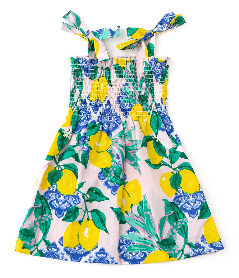 Shade Critters Smocked Dress - Santorini Citrus