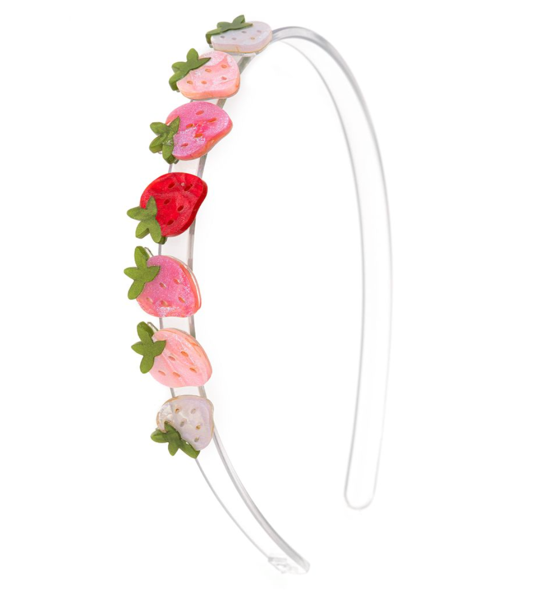 Lilies & Roses Strawberry Shimmer Headband