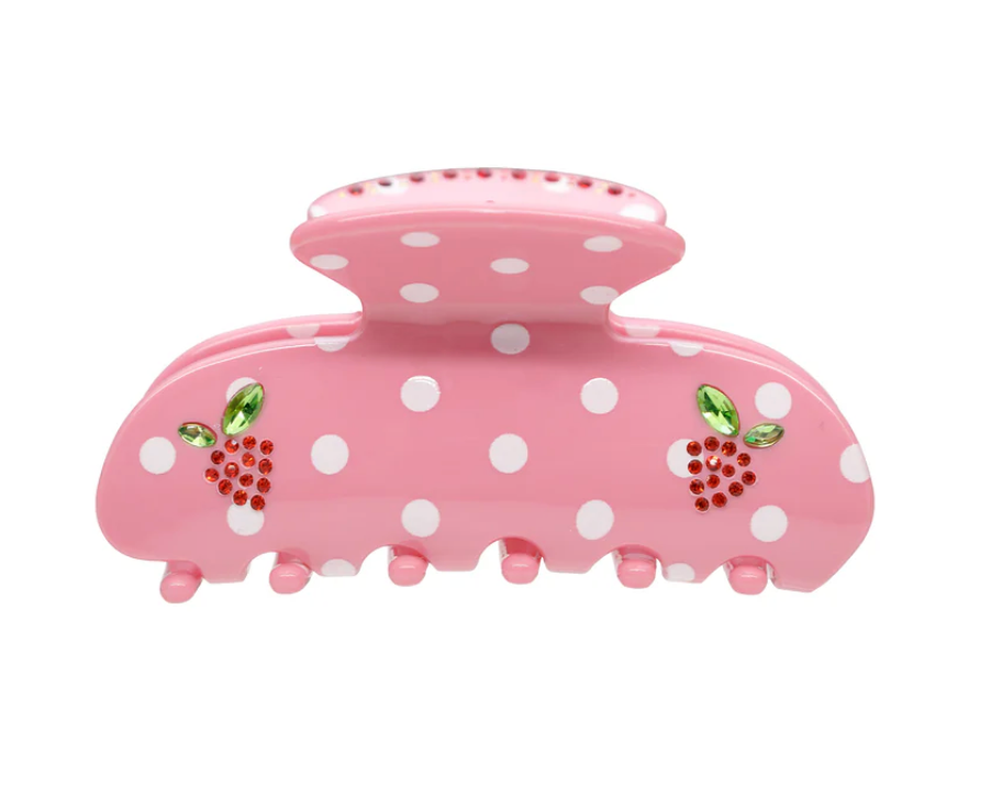 Emi Jay Sweetheart Clip - Lychee Berry Dot - Everything But The