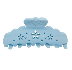 Emi Jay Big Effin' Clip Baby Blue Eyelet | Luxury Claw Hair Clip