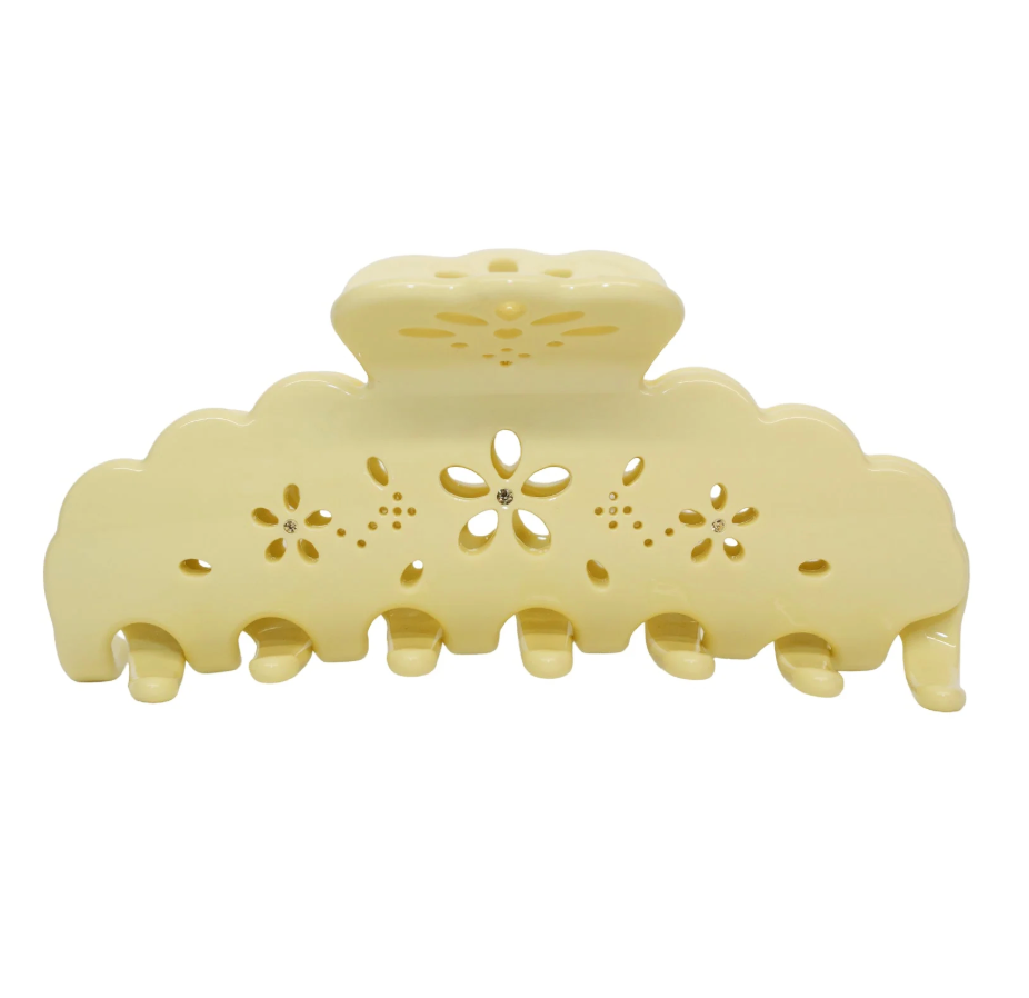 Emi Jay Big Effing Clip - Butter Yellow Eyelet