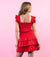 Miss Behave Girls Sophia Dress - Red