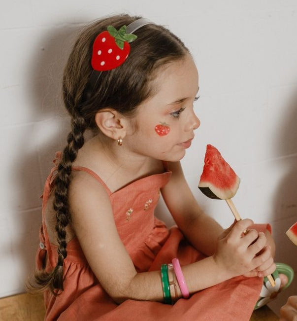 Lilies &amp; Roses Strawberry Headband