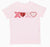 Sweet Wink Pink Xoxo Sequin Patch Valentine's Day Short Sleeve T-Shirt * Preorder *