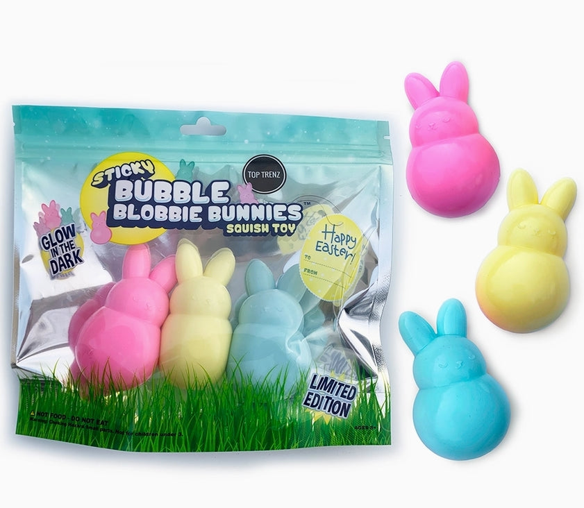 Top Trenz Sticky Bubble Blobbies- Easter Bunnies