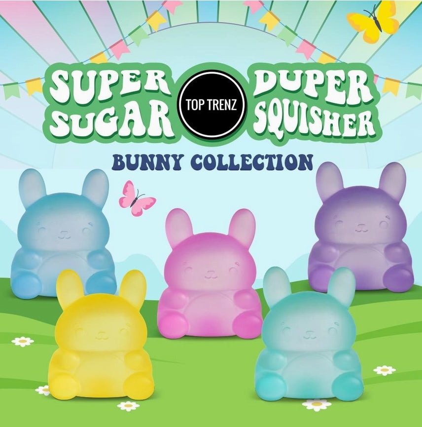 Top Trenz Super Duper Sugar Squisher Toy - Easter Bunny