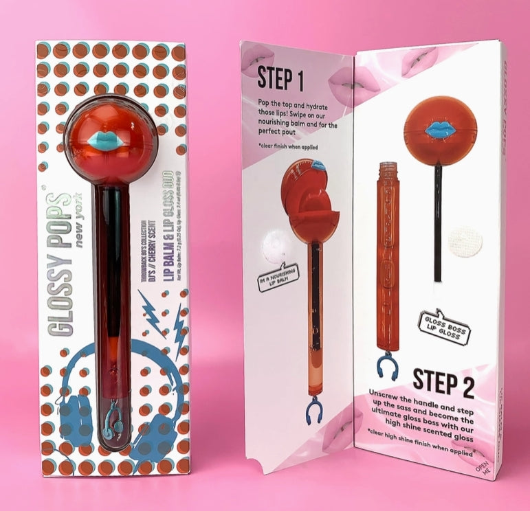 Glossy Pops Luxe Lip Gloss &amp; Lip Balm Gift Set - Dj&#39;s