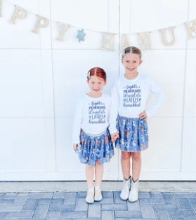 Camiseta de manga larga divertida de Hanukkah con guiño dulce 