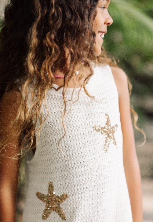 Feather 4 Arrow Island Escape Crochet Dress