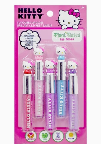 Hello Kitty 5pc Lip Gloss Gift Set