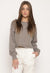 Kaveah Cotton Fleece Seamed Sweatshirt- Truffle