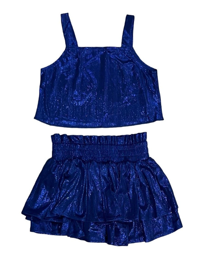 Tweenstyle 2pc Swing Tank &amp; Skort Set - Royal Blue