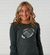 T2Love Black/Silver Metallic Football Sweatshirt