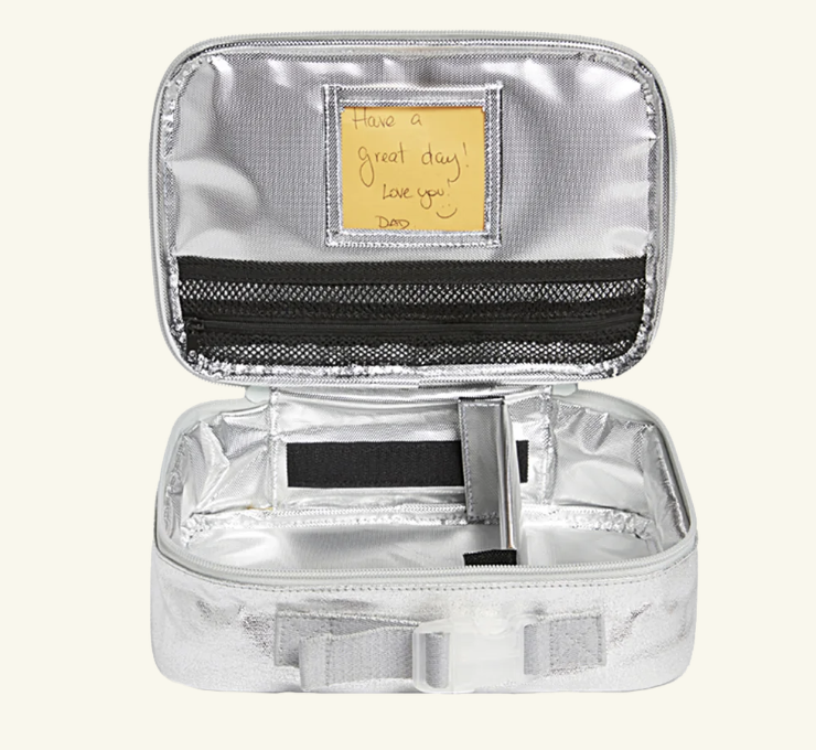 State Bags Rodgers Lunch Box - Metallic Blue