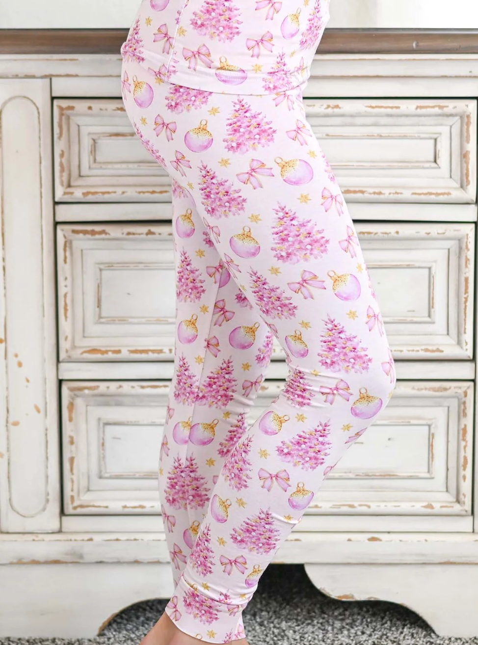 Lev Baby Kristina 2pc Bamboo Holiday Pajama Set - Sizes 2-10