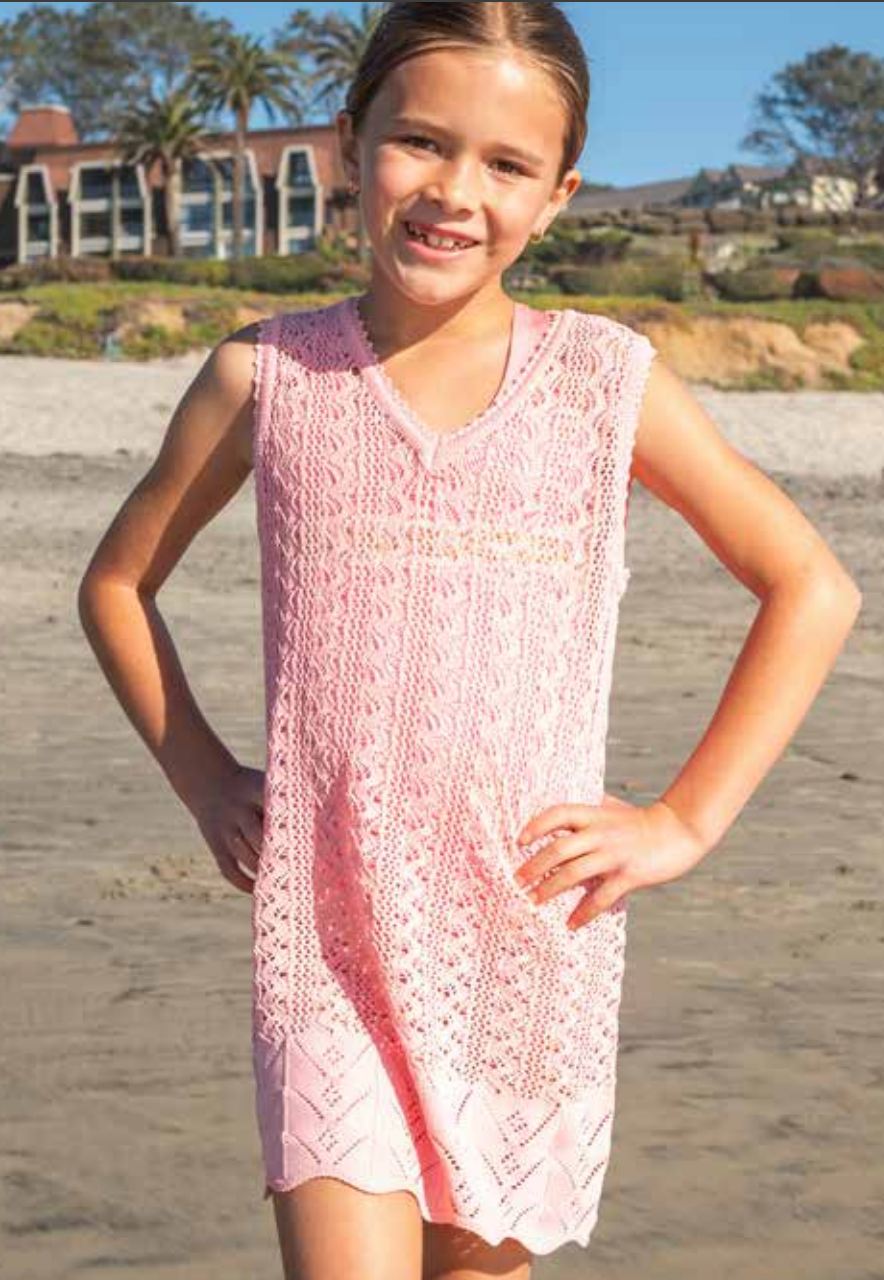 PQ Kids Petal Pink Kaia Swim Cover-Up