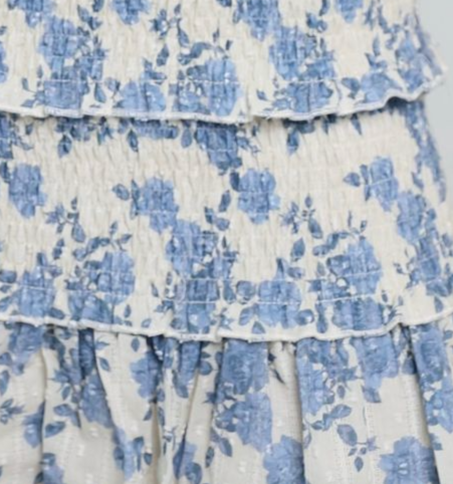 Summer Loving Reine Dress- Blue Riverie