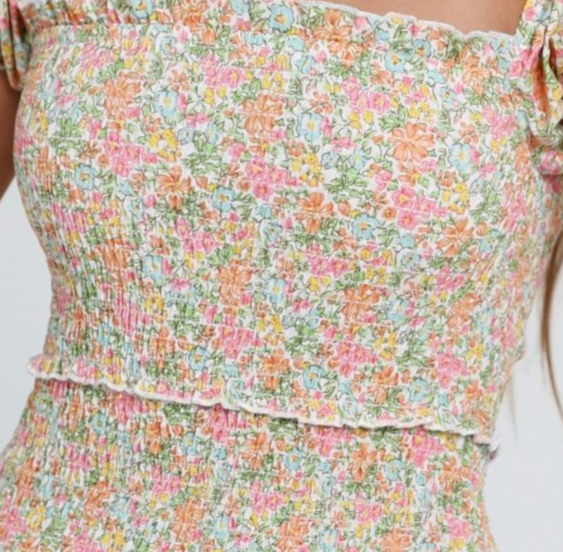 Summer Loving Milou Dress- Garden Sorbet