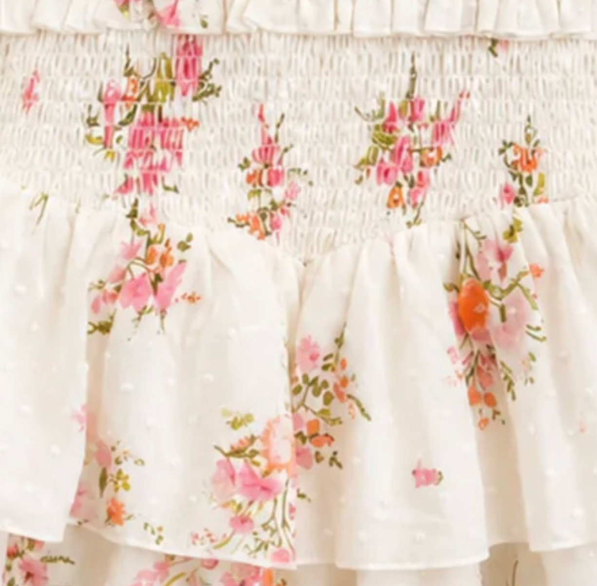 katiej dress print closeup of vintage wildflower print 