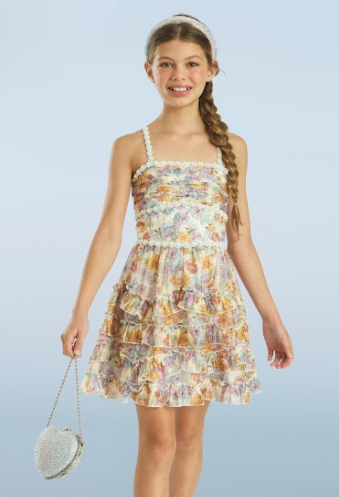 Marlo Kids Posie Mini Dress - Floral