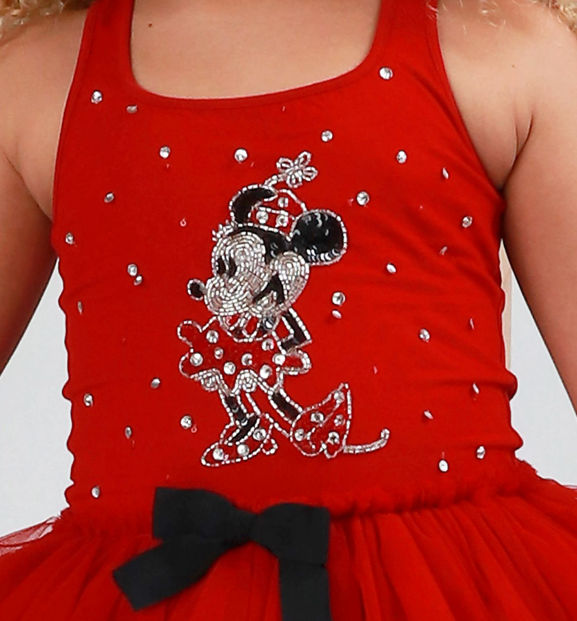 Ooh! La, La! Couture Mouse-Inspired Tutu Dress- Red & Black