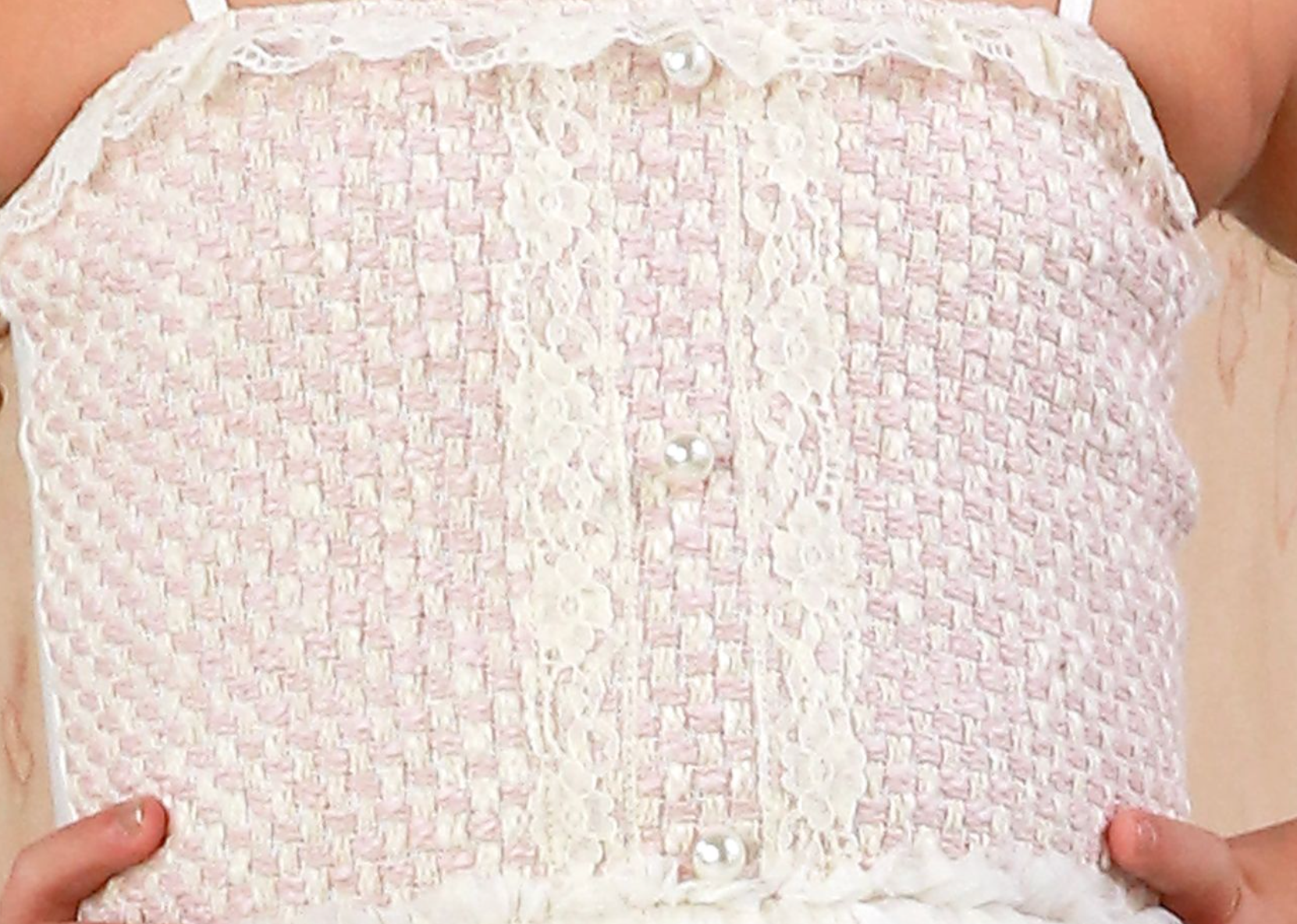 Ooh! La, La! Couture Coco Emma Dress - Pink Tweed