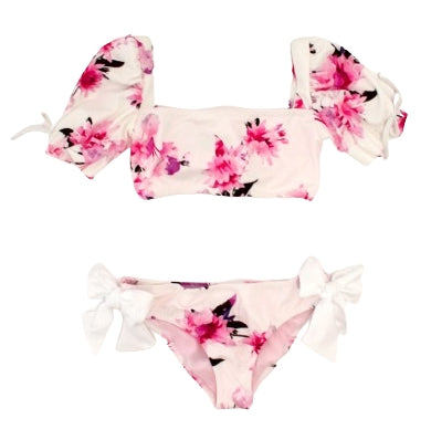 Piccoli Principi Klara Bow Swimsuit- Iris Flower