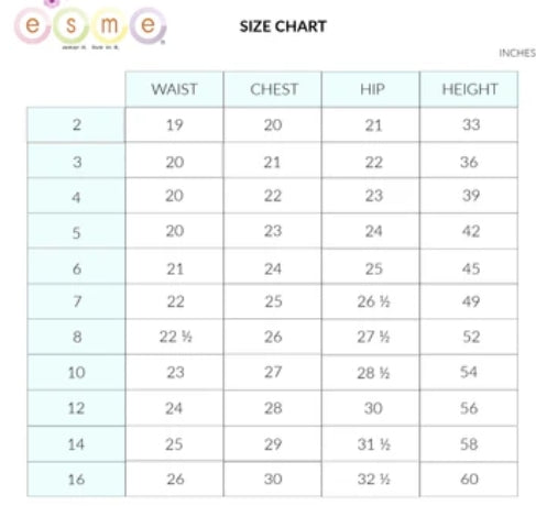 Esme Girls 2pc Pajama Set- Pop Star