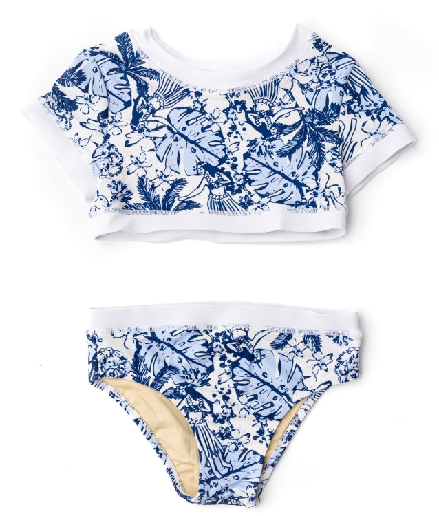 Shade Critters Tiki Tides 2pc Cropped Swimsuit * Preorder*